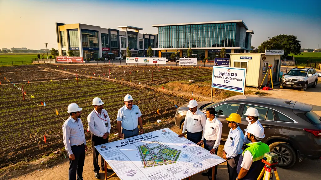 Baghpat CLU agricultural land conversion government approval process 2025