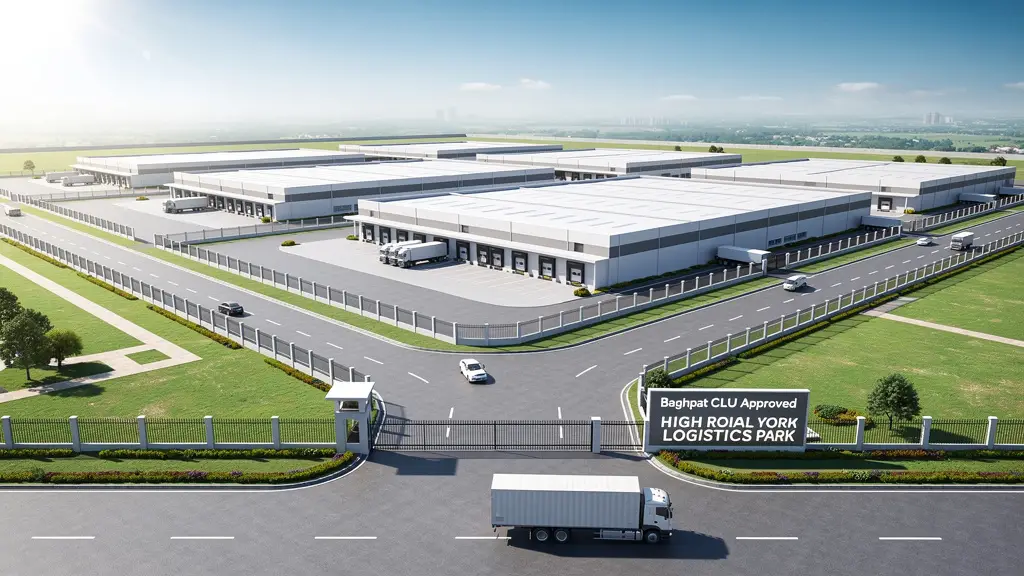 Baghpat CLU approved land high ROI logistics park