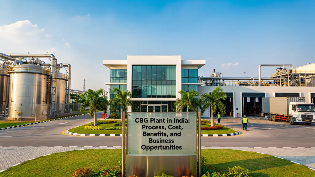 “CBG Plant in India: Process, Cost, Benefits, and Business Opportunities”